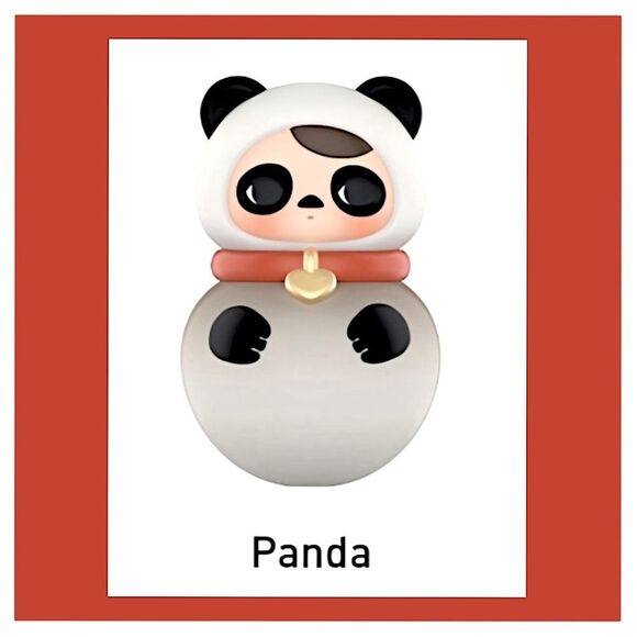 Pop Mart Pucky Roly-Poly Kitty Series Figurine - Panda - Picture 7 of 16